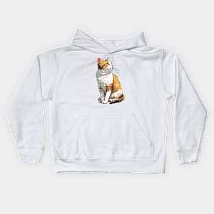 Cat Thinking Life - Cat Who Am I, Where Am I Kids Hoodie